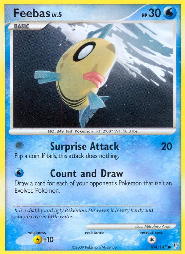 Feebas 104 Supreme Victors Pokesingles