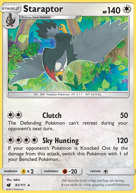 Staraptor 83 Crimson Invasion Pokesingles