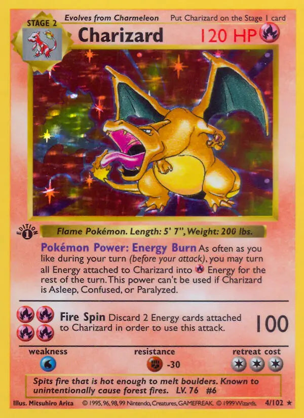 Charizard 4 Base Set Pokesingles