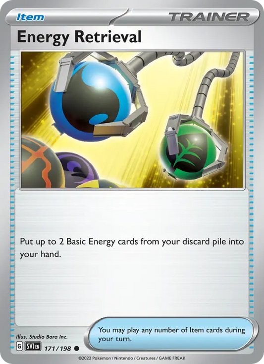 Energy Retrieval 171 Scarlet & Violet Pokesingles
