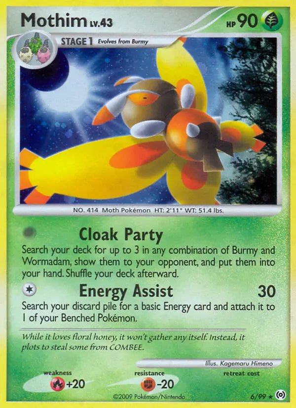 Mothim 6 Arceus Pokesingles