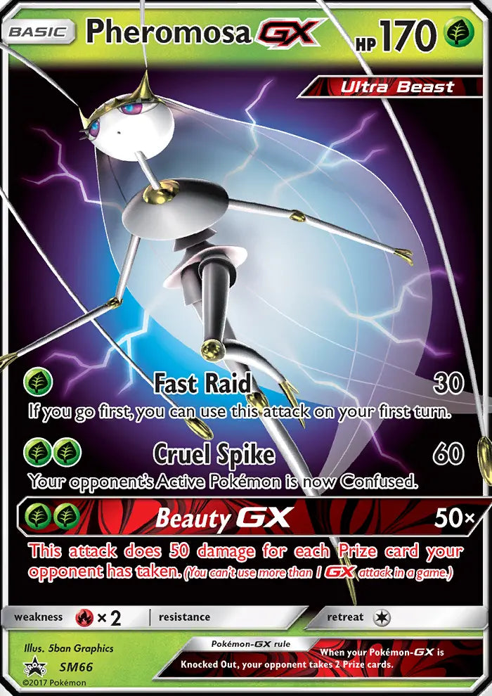 Pheromosa GX SM66 SM Black Star Promos Pokesingles