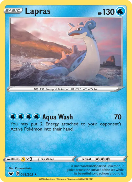 Lapras 48 Sword & Shield Pokesingles