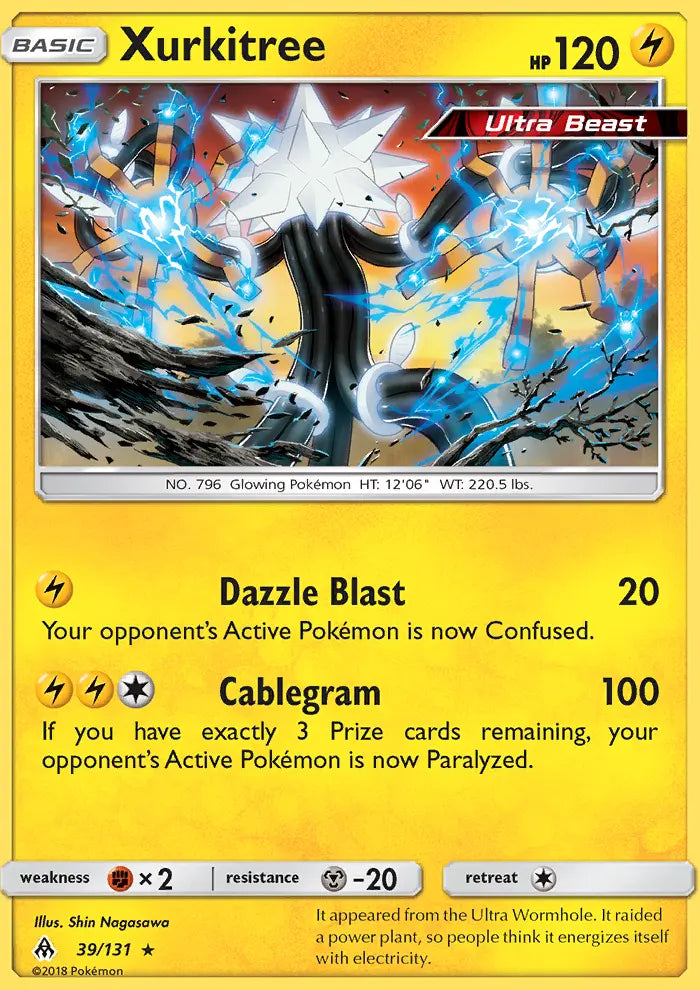 Xurkitree 39 Forbidden Light Pokesingles