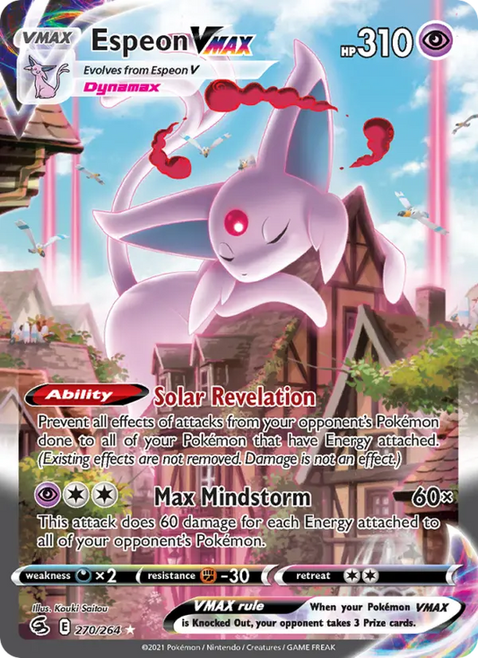 Espeon VMAX 270 Fusion Strike Pokesingles