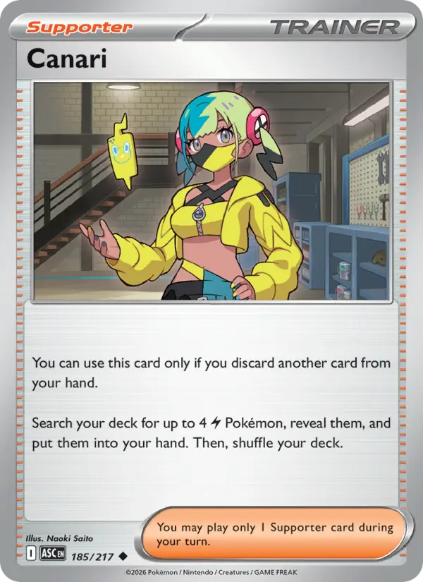 Canari 185 Ascended Heroes Pokesingles