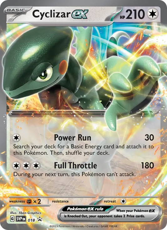 Cyclizar ex 18 SVP Black Star Promos Pokesingles