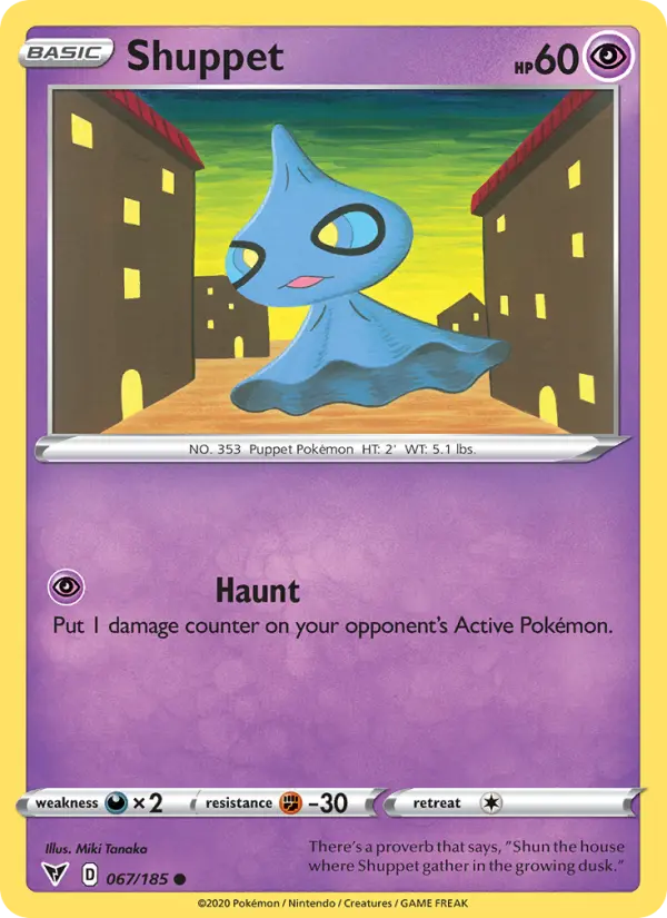 Shuppet 67 Vivid Voltage Pokesingles