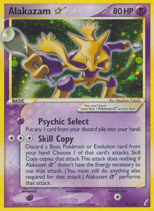 Alakazam Star 99 Crystal Guardians Pokesingles