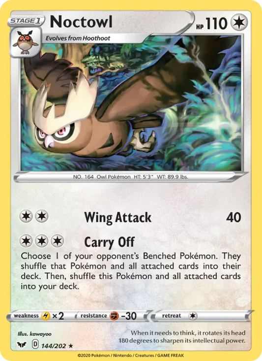 Noctowl 144 Sword & Shield Pokesingles