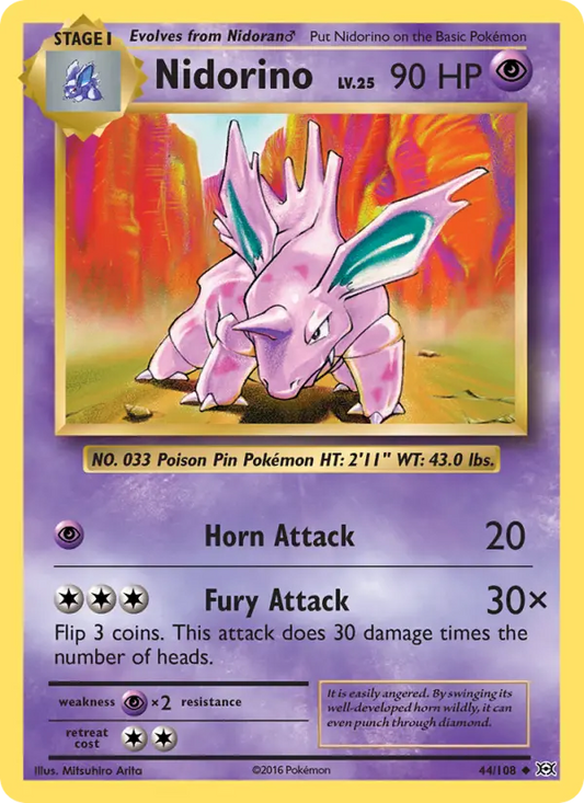 Nidorino 44 Evolutions Pokesingles