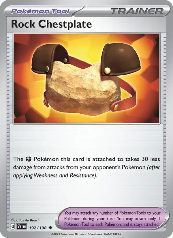 Rock Chestplate 192 Scarlet & Violet Pokesingles