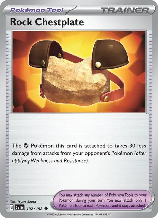 Rock Chestplate 192 Scarlet & Violet Pokesingles