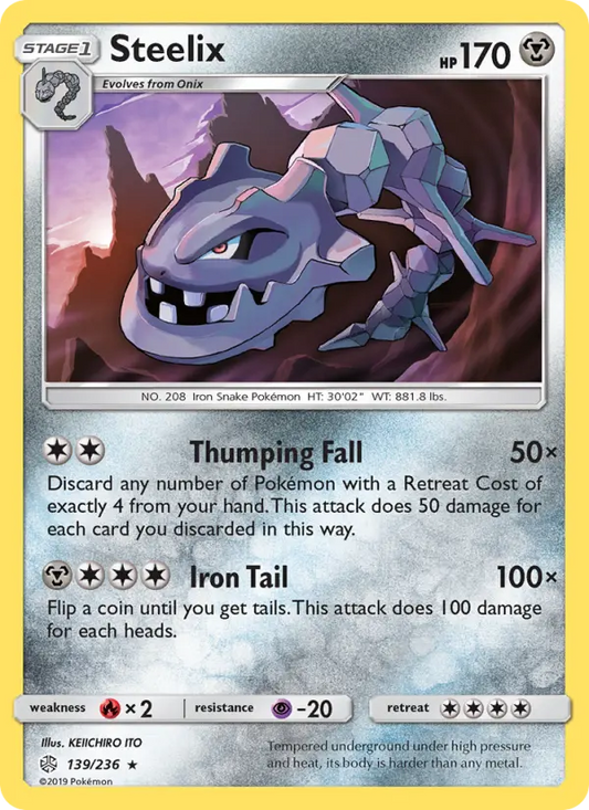 Steelix 139 Cosmic Eclipse Pokesingles