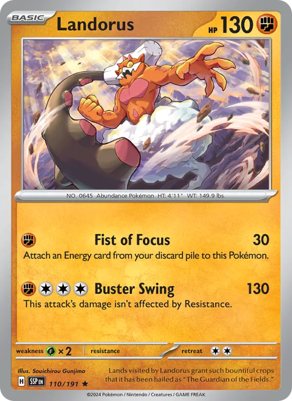 Landorus 110 Surging Sparks Pokesingles