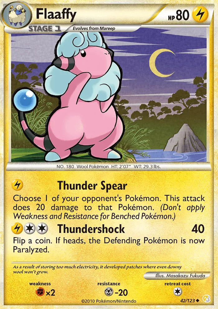 Flaaffy 42 HeartGold SoulSilver Pokesingles