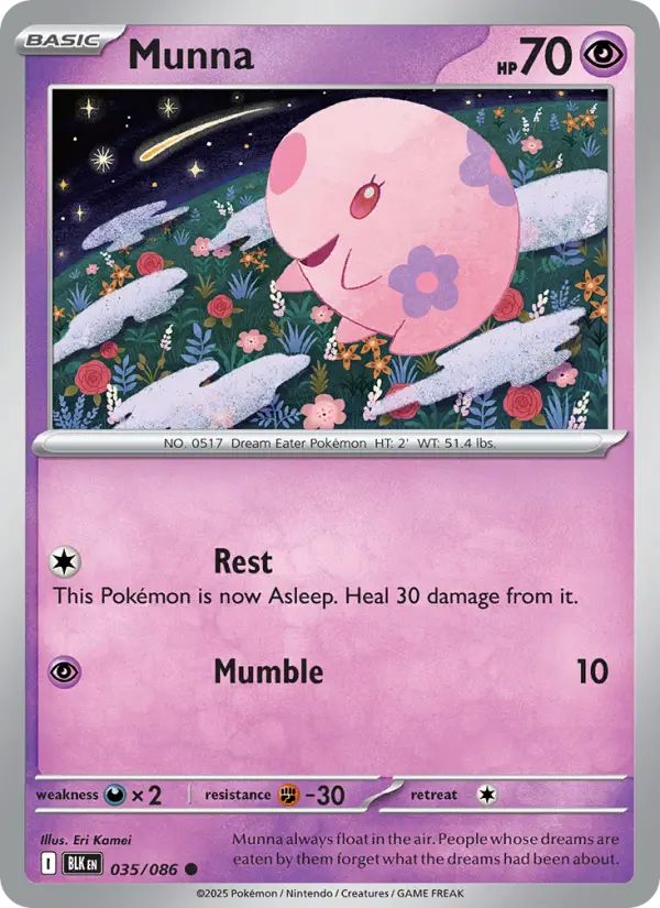 Munna 35 Black Bolt Pokesingles