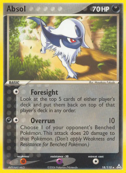 Absol 18 Holon Phantoms Pokesingles