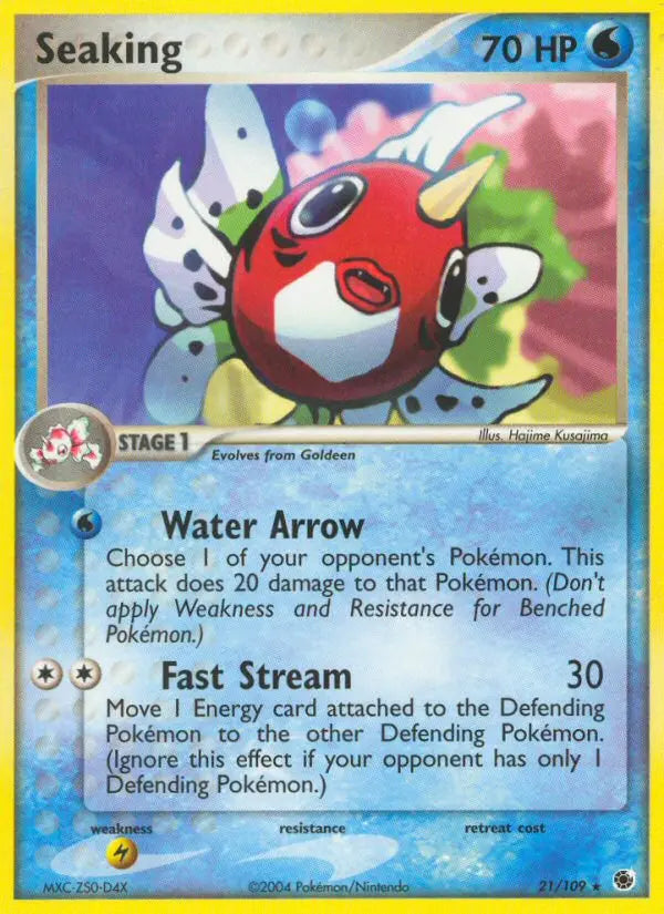 Seaking 21 Ruby & Sapphire Pokesingles