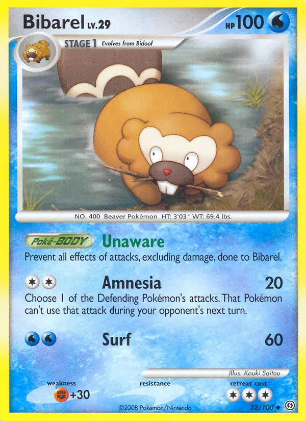 Bibarel 32 Stormfront Pokesingles
