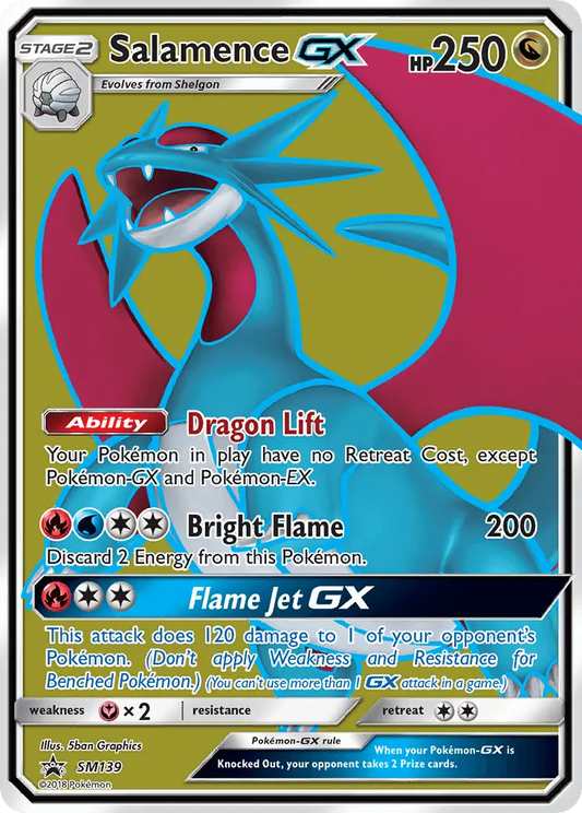 Salamence GX SM139 SM Black Star Promos Pokesingles