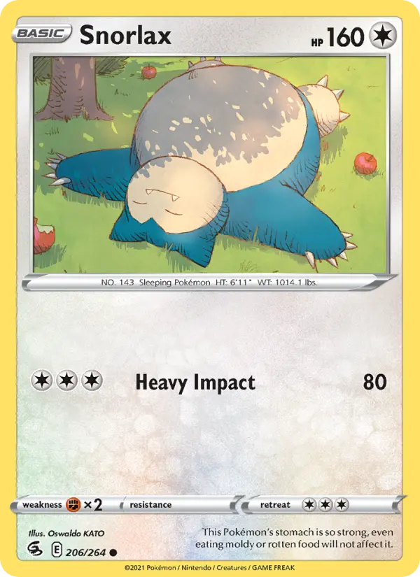 Snorlax 206 Fusion Strike Pokesingles