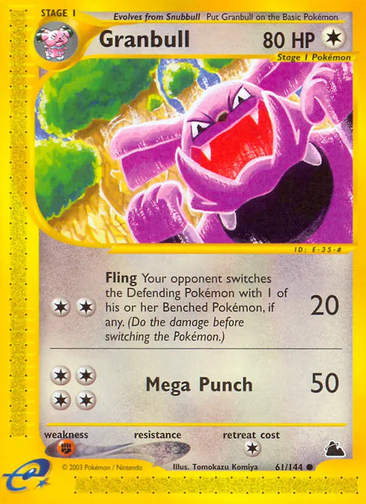 Granbull 61 Skyridge Pokesingles