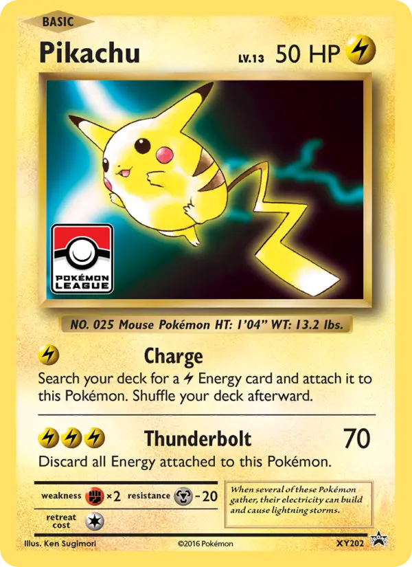 Pikachu XY202 XY Black Star Promos Pokesingles