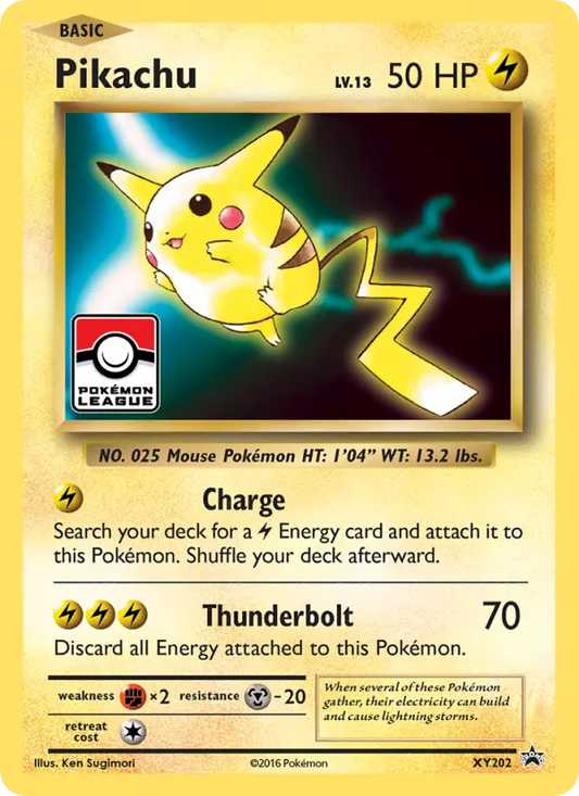 Pikachu XY202 XY Black Star Promos Pokesingles
