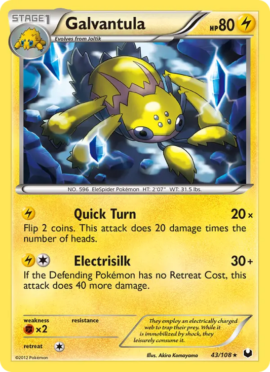 Galvantula 43 Dark Explorers Pokesingles