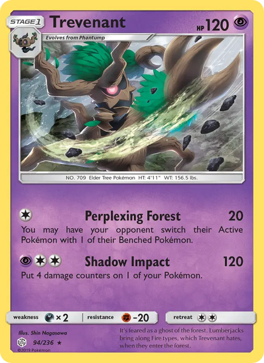 Trevenant 94 Cosmic Eclipse Pokesingles