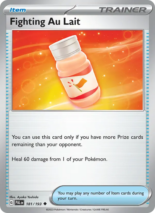 Fighting Au Lait 181 Paldea Evolved Pokesingles