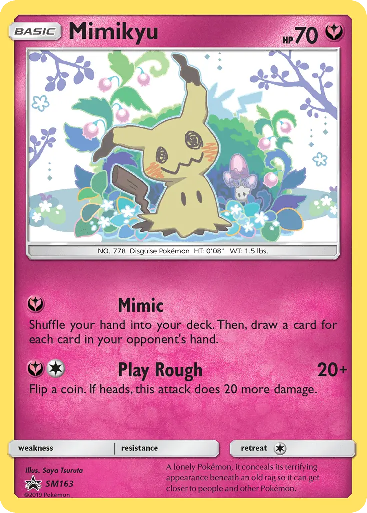 Mimikyu SM163 SM Black Star Promos Pokesingles