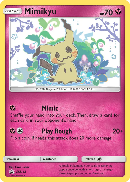 Mimikyu SM163 SM Black Star Promos Pokesingles