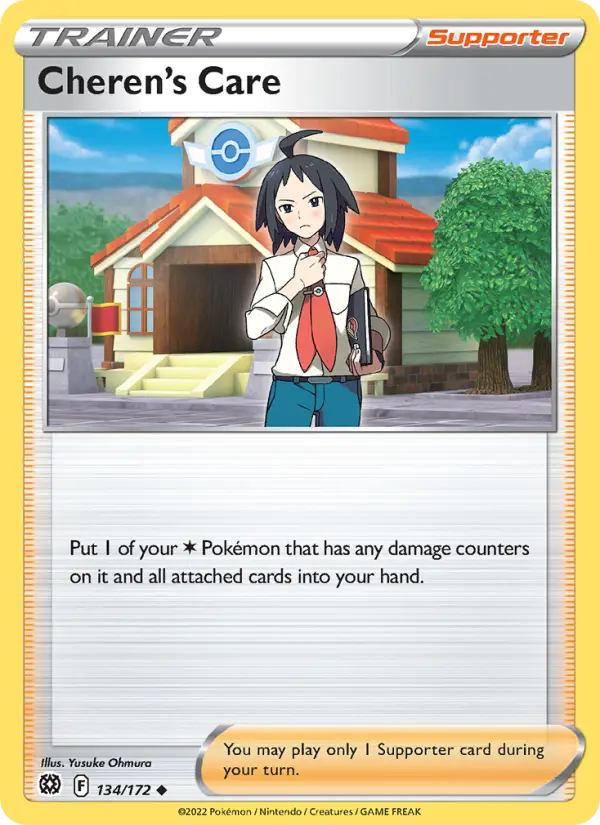 Cheren's Care 134 Brilliant Stars Pokesingles