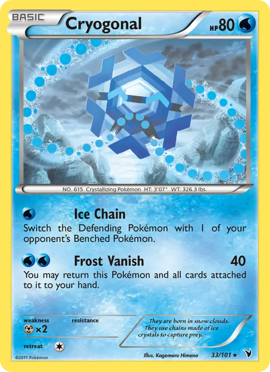 Cryogonal 33 Noble Victories Pokesingles