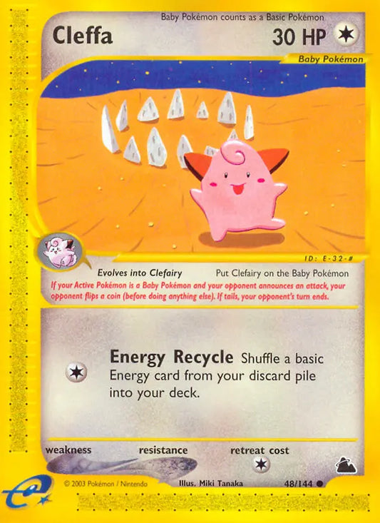 Cleffa 48 Skyridge Pokesingles