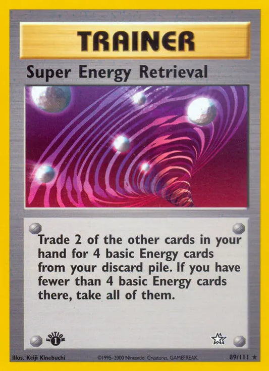 Super Energy Retrieval 89 Neo Genesis Pokesingles