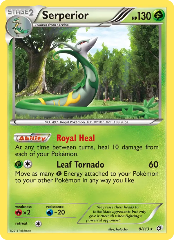 Serperior 8 Legendary Treasures Pokesingles