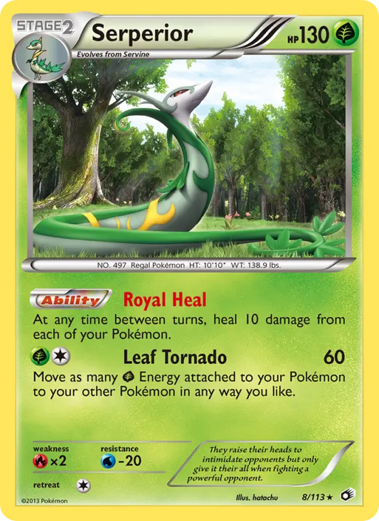 Serperior 8 Legendary Treasures Pokesingles