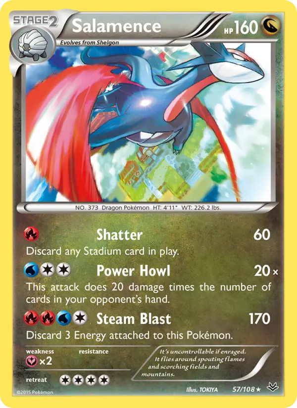 Salamence 57 Roaring Skies Pokesingles