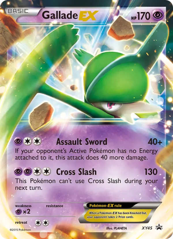 Gallade EX XY45 XY Black Star Promos Pokesingles