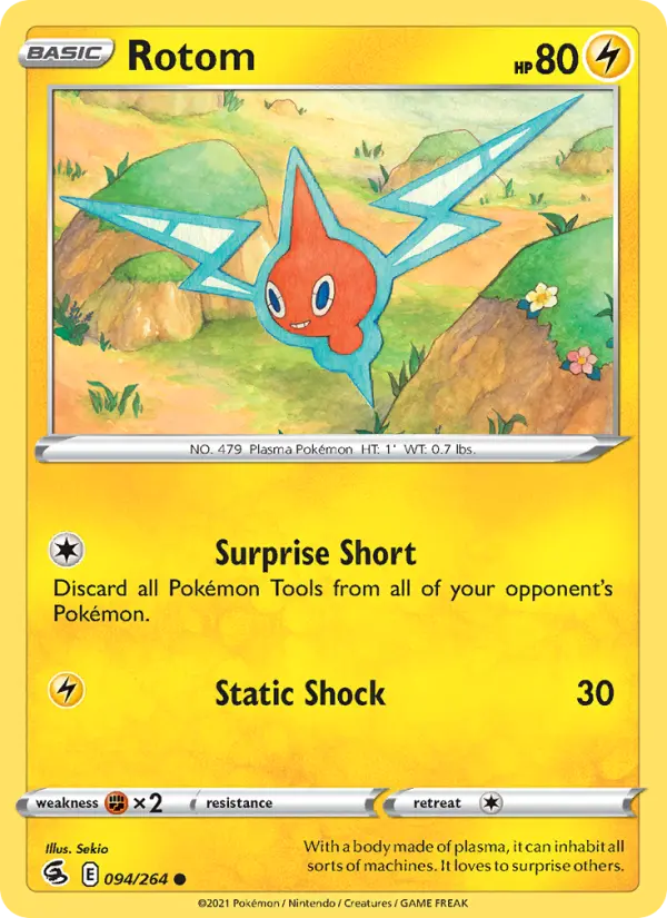 Rotom 94 Fusion Strike Pokesingles