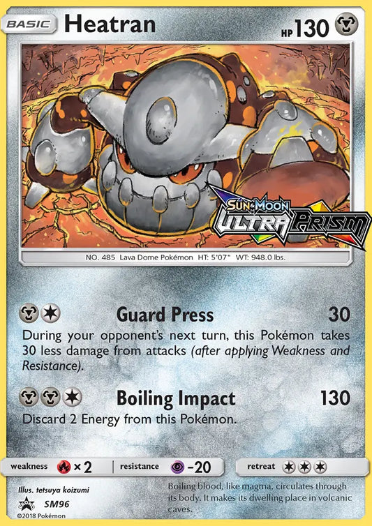Heatran SM96 SM Black Star Promos Pokesingles