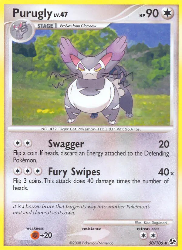 Purugly 50 Great Encounters Pokesingles