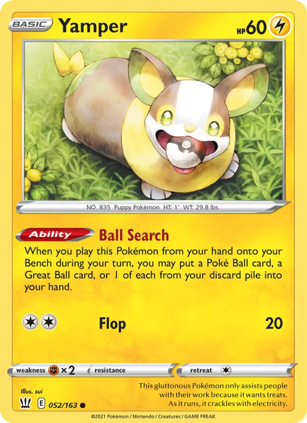 Yamper 52 Battle Styles Pokesingles