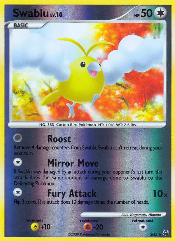 Swablu SH5 Platinum Pokesingles