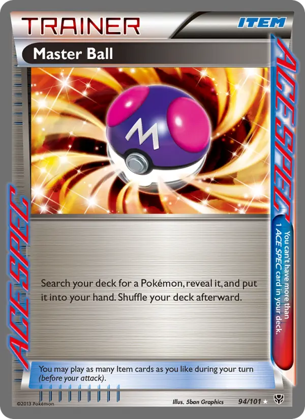 Master Ball 94 Plasma Blast Pokesingles