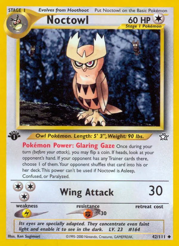 Noctowl 42 Neo Genesis Pokesingles