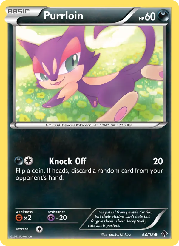 Purrloin 64 Emerging Powers Pokesingles